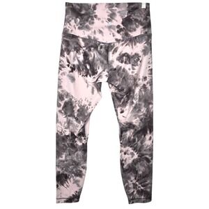 Lululemon Align 8 High Rise Pant Leggings Diamond Dye Gray Berry Gym Running